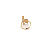 Load image into Gallery viewer, 18K Gold Ring Snake Size 6 - Rafant
