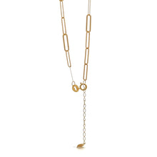 Load image into Gallery viewer, 18K Gold Bracelet Paperclip 6.5 inches plus 1.25 inches 0.60 grams - Rafant
