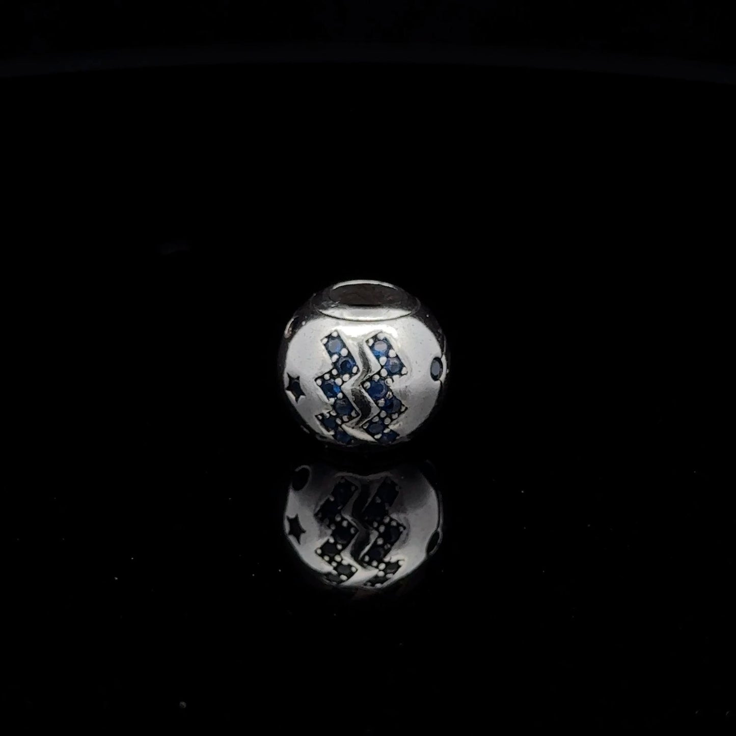 925 Sterling Silver Charm Bead Star For Charm Bracelet Necklace - Rafant