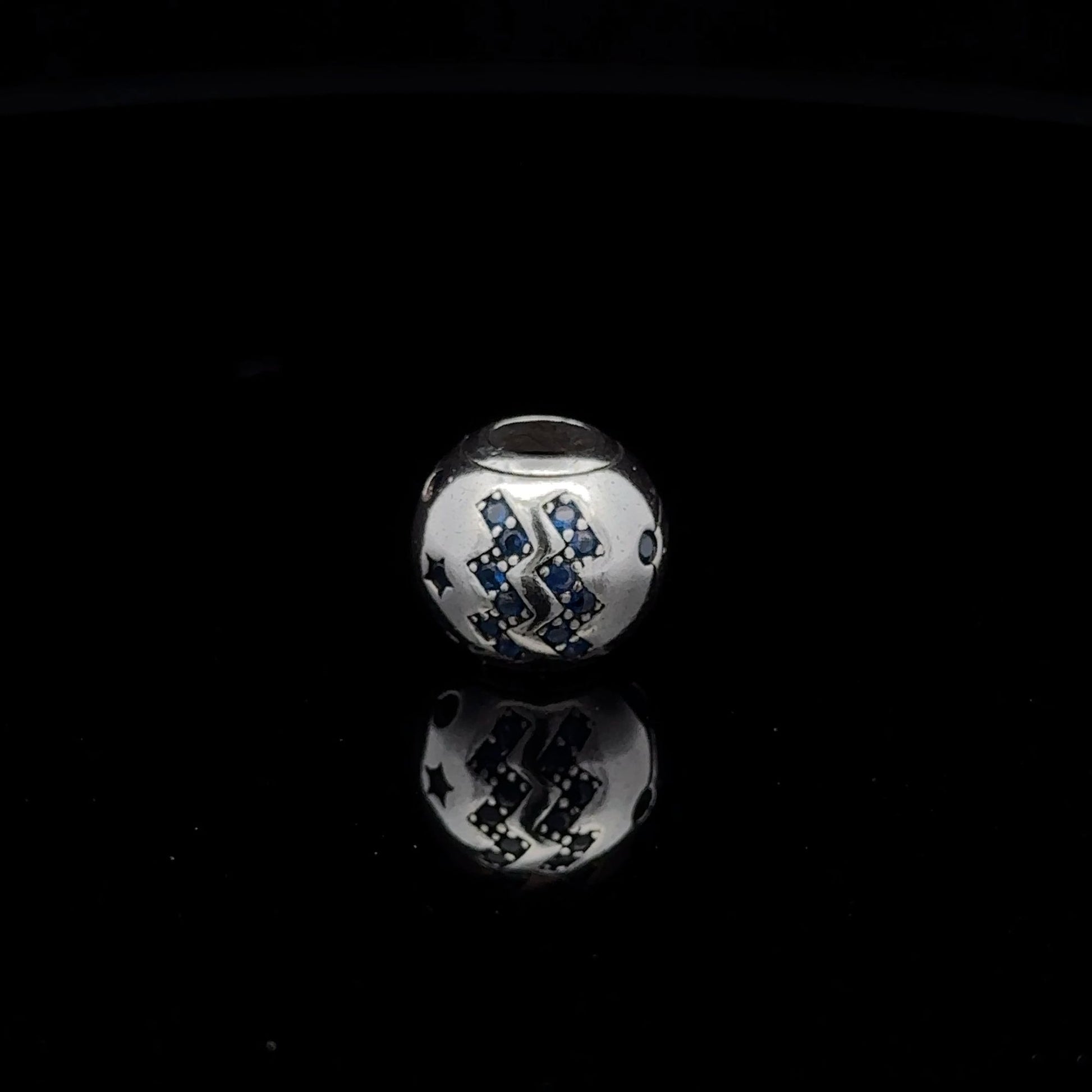 925 Sterling Silver Charm Bead Star For Charm Bracelet Necklace - Rafant