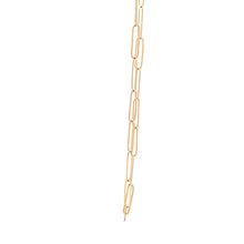 Load image into Gallery viewer, 18K Yellow Gold Bracelet Paperclip 1 gram Size 8 inches - Rafant
