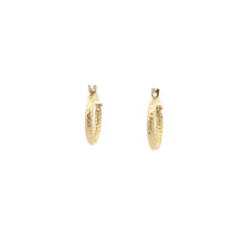 Load image into Gallery viewer, 18K Gold Earrings Hoops Small 0.98 grams - Rafant
