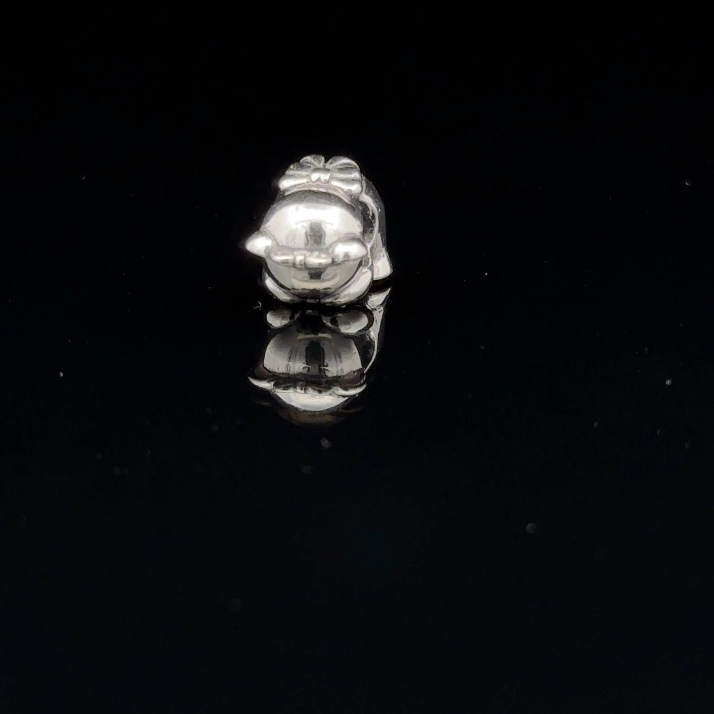 925 Sterling Silver Charm Bead Pink Heart Bear For Charm Bracelet Necklace - Rafant
