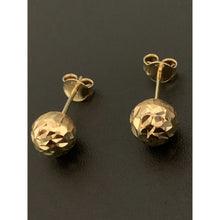 Load image into Gallery viewer, 18K Gold Earrings Stud Ball 1.67 grams - Rafant
