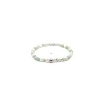 Load image into Gallery viewer, Natural Burmese Jade Gemstones Mini 3.5mm 18K Gold Charm Bead - Rafant
