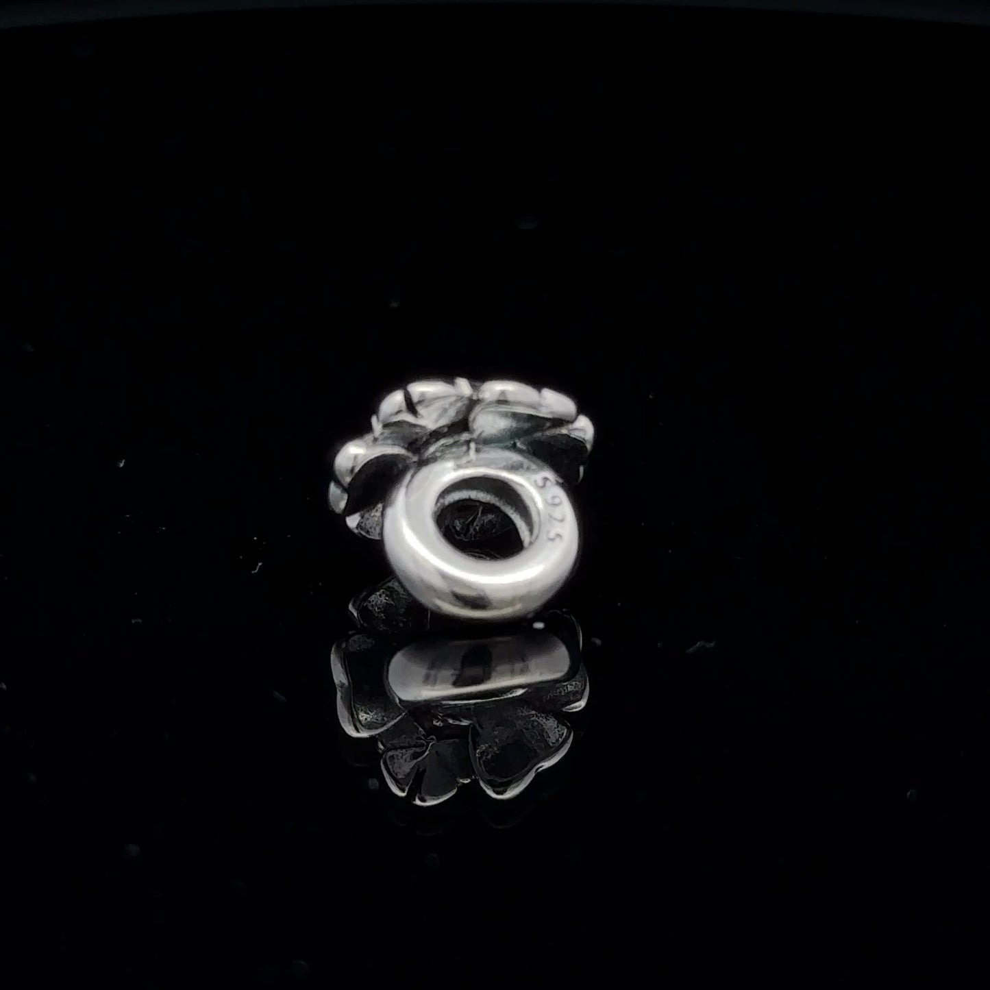 925 Sterling Silver Charm Bead Flower Pink Multicolor For Charm Bracelet Necklace - Rafant