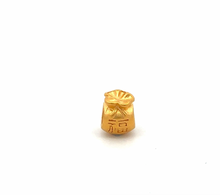 Load image into Gallery viewer, 24K 999.9 Pure Gold Charm Money Bag Bead Spacer DIY Small 0.16g
