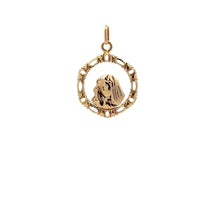 Load image into Gallery viewer, 18K Gold Pendant Mother Mary Religious 1.16 grams Not a Back to Back Design - Rafant
