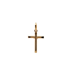 Load image into Gallery viewer, 18K Gold Pendant Charm Cross Religious Jesus Christ 1 gram - Rafant
