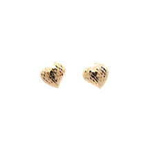 Load image into Gallery viewer, 18K Gold Earrings Stud Heart
