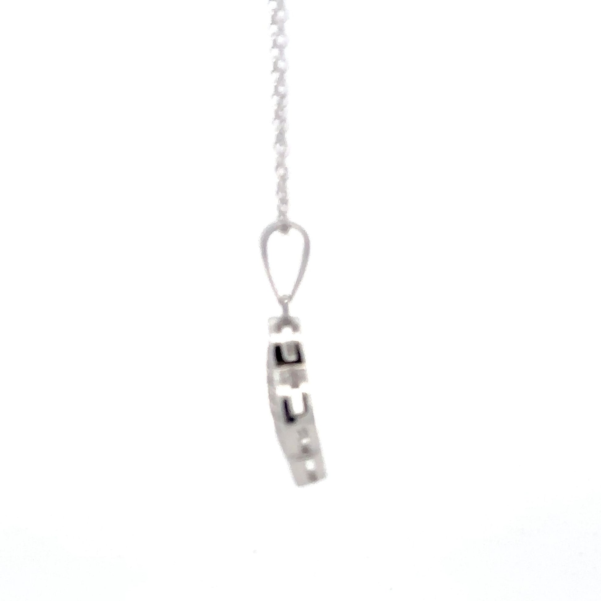 925 Sterling Silver Necklace 16 inches Chain Pendant - Rafant