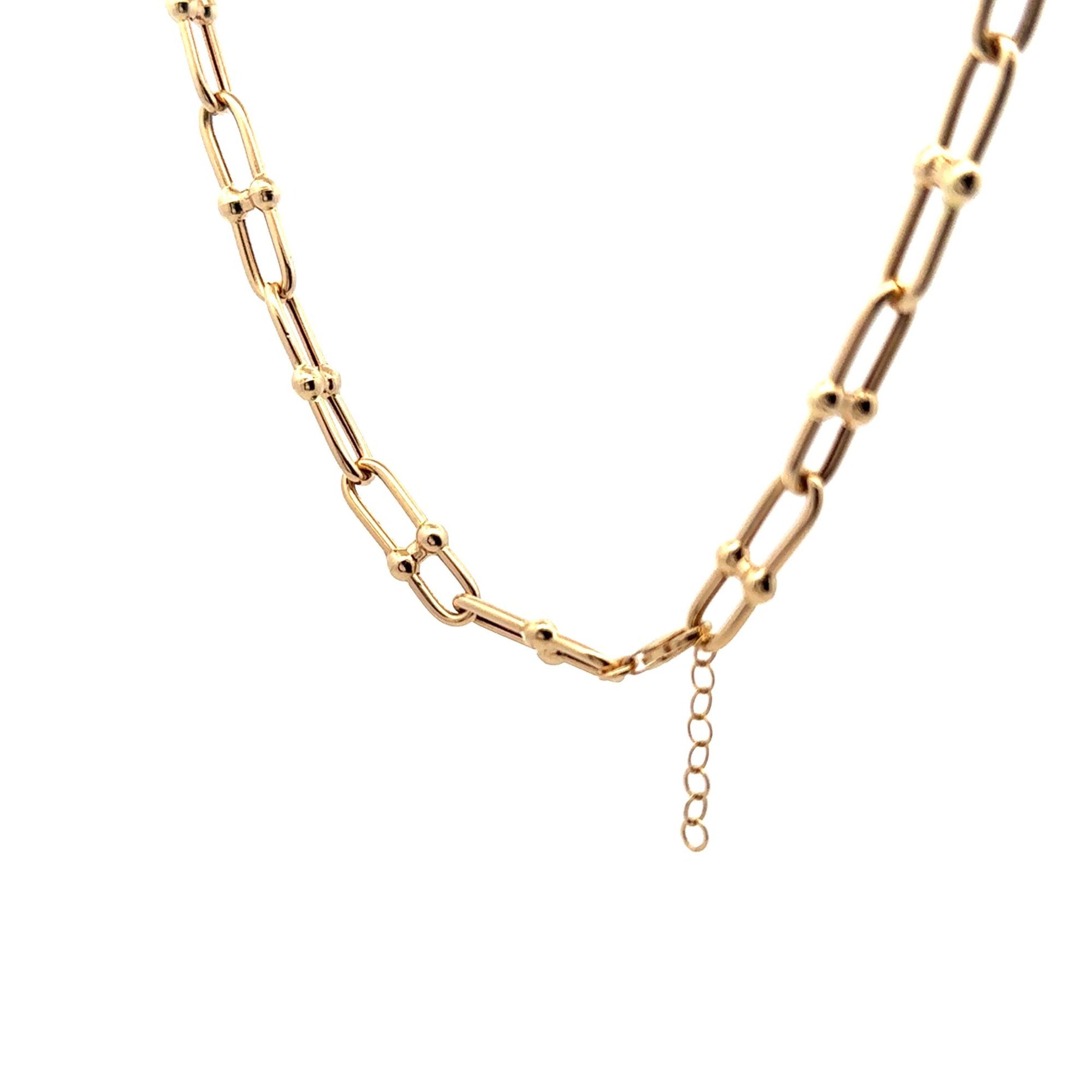 18K Gold Necklace Chain 17.5 inches 10.93 grams - Rafant