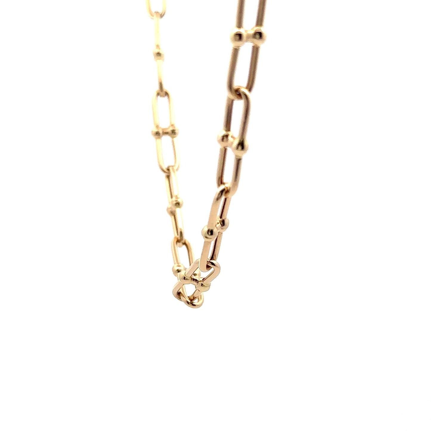 18K Gold Necklace Chain 17.5 inches 10.93 grams - Rafant
