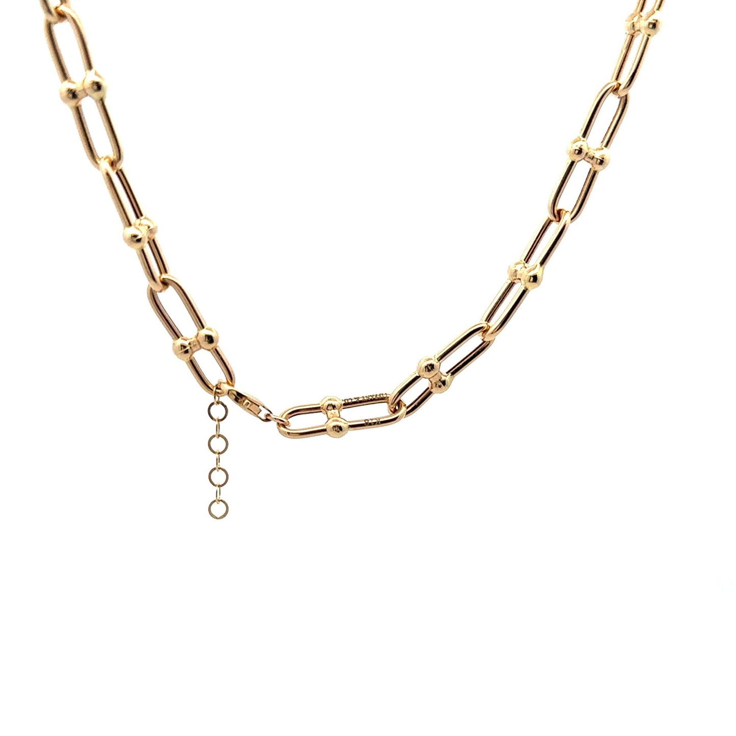 18K Gold Necklace Chain 17.5 inches 10.93 grams - Rafant