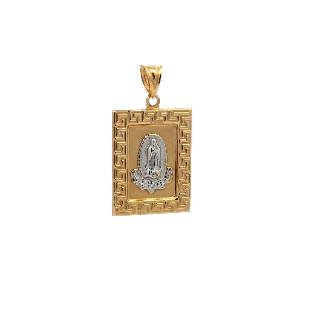 18K Gold Pendant Mother Mary Religious 1.76 grams - Rafant