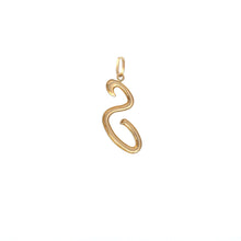 Load image into Gallery viewer, 18K Gold Pendant Letter Initial S - Rafant
