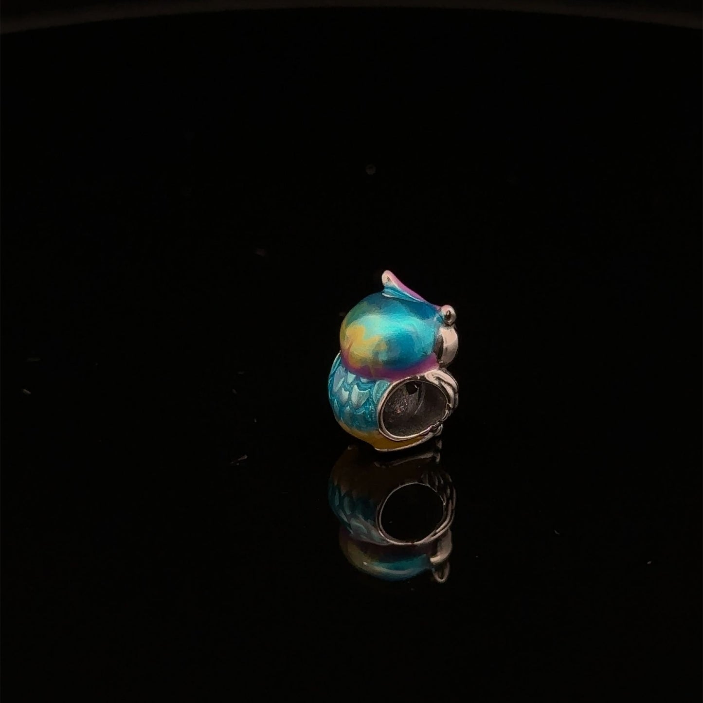 925 Sterling Silver Charm Bead Bird Animal For Charm Bracelet Necklace - Rafant