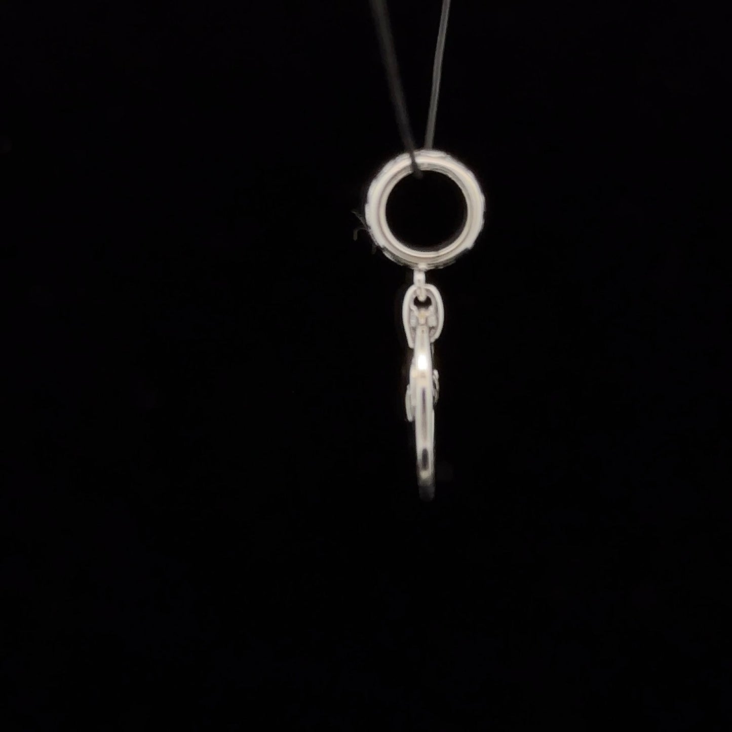 925 Sterling Silver Charm Bead MOM Mother For Charm Bracelet Necklace - Rafant