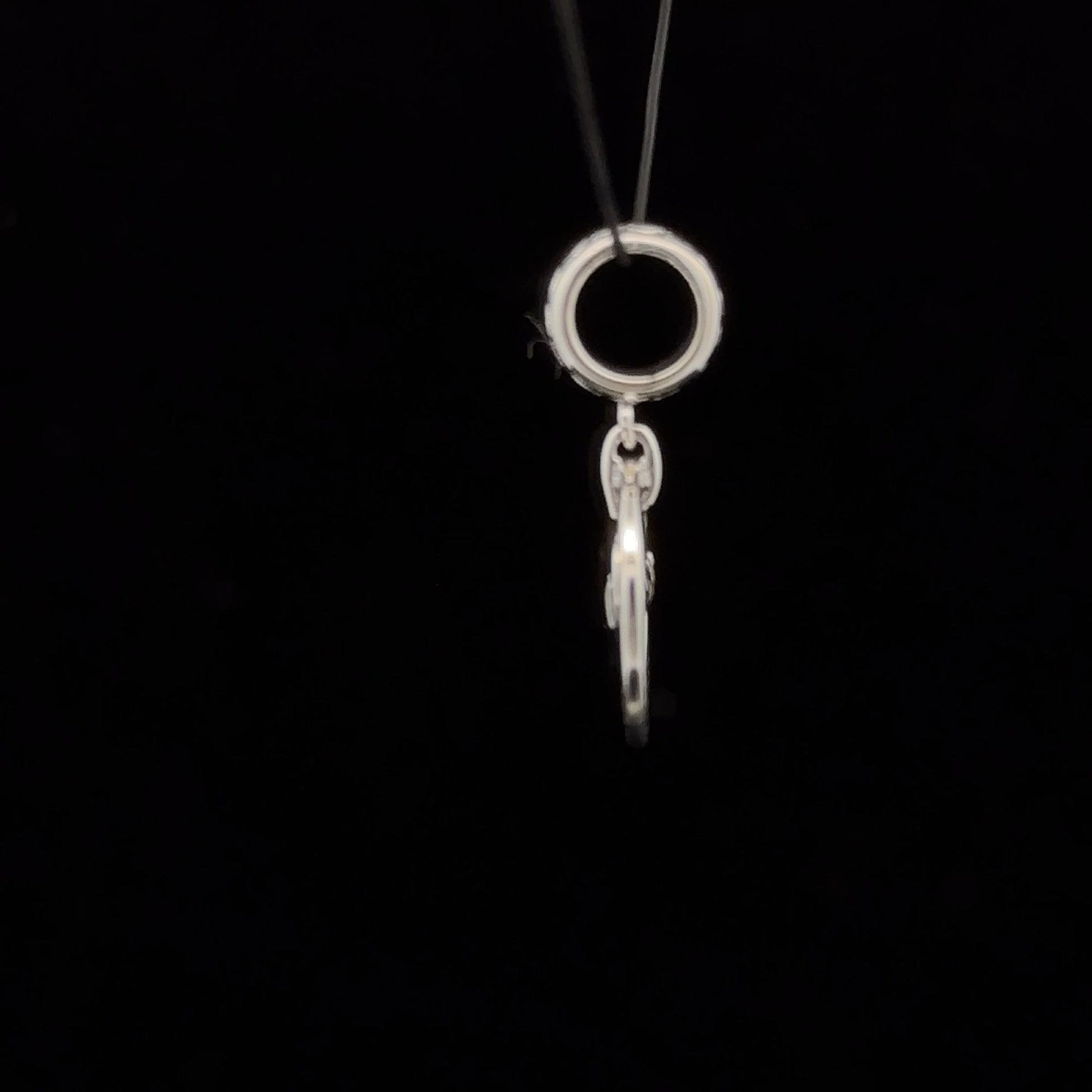 925 Sterling Silver Charm Bead MOM Mother For Charm Bracelet Necklace - Rafant