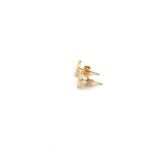 Load image into Gallery viewer, 18K Gold Earrings Stud Dollar Signs - Rafant
