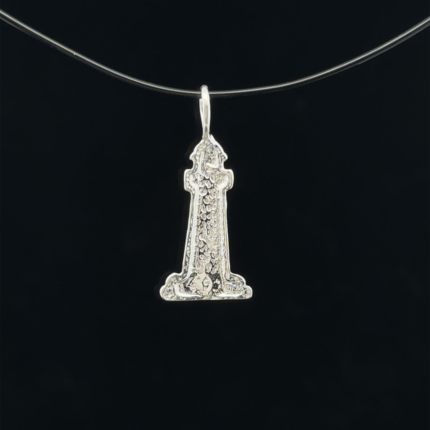 925 Sterling Silver Pendant Charm Light House - Rafant