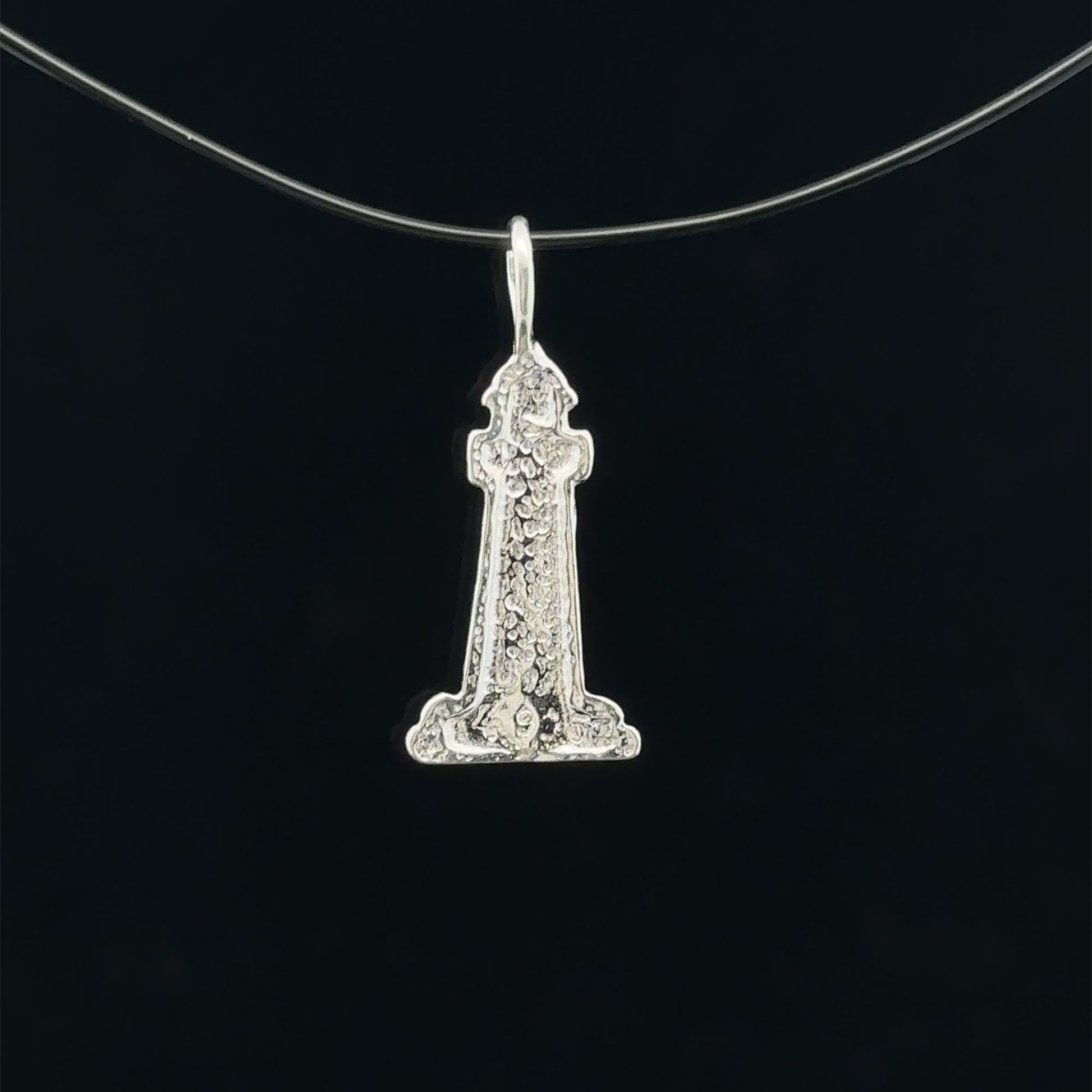 925 Sterling Silver Pendant Charm Light House - Rafant