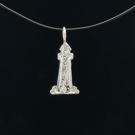 925 Sterling Silver Pendant Charm Light House - Rafant