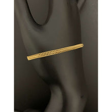 Load image into Gallery viewer, 18K Gold Bracelet Chain Sedusa 7.25 inches 2.11 grams
