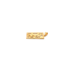 Load image into Gallery viewer, 18K Gold Pendant Dragon Rectangle - Rafant
