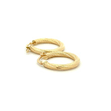 Load image into Gallery viewer, 18K Yellow Gold Earrings Hoops 1.63 grams - Rafant
