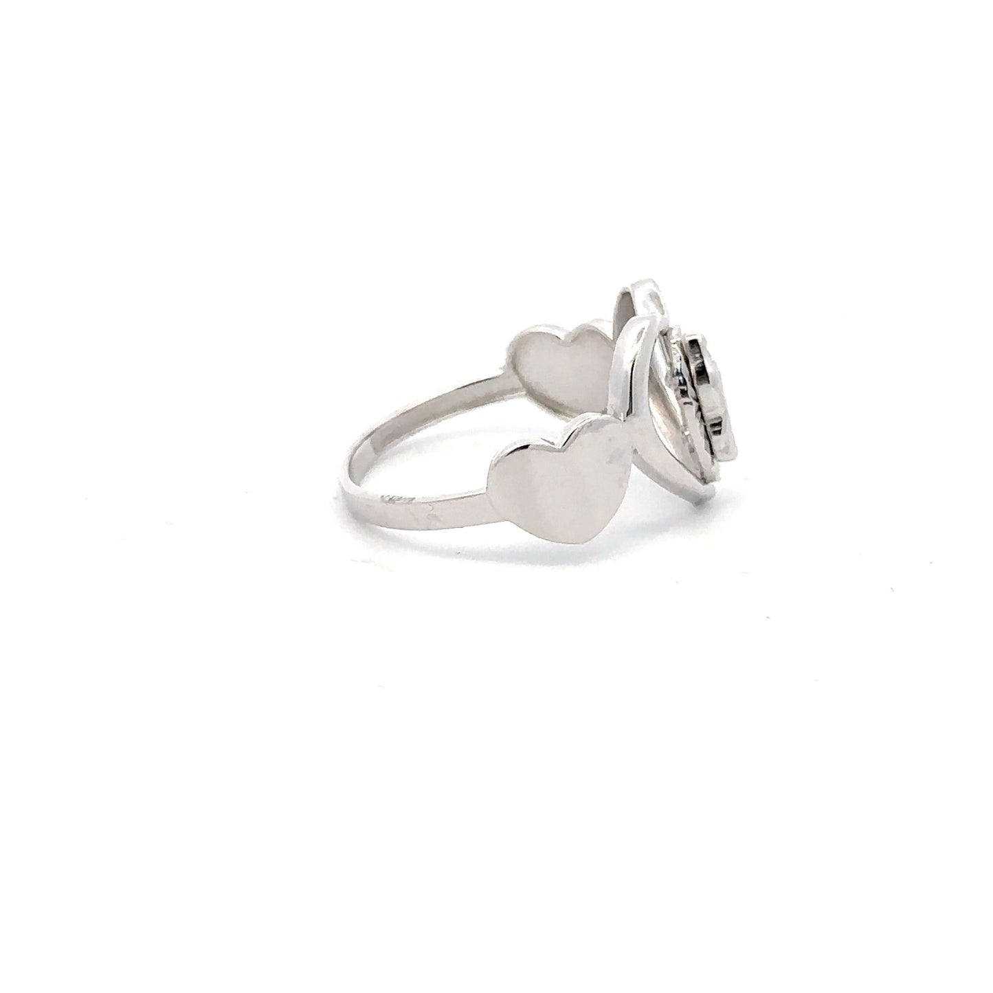925 Sterling Silver Ring  Religious Our Lady of Guadalupe Heart - Rafant