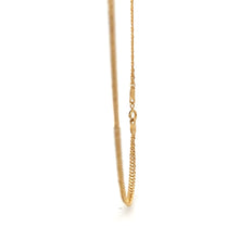 Load image into Gallery viewer, 18K Gold Necklace Chain Curb 21.75 inches 4.43 grams - Rafant
