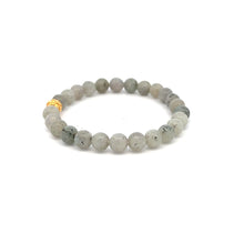 Load image into Gallery viewer, 18K Gold Money Ball Lucky Bracelet Gemstones Labradorite 6mm - Rafant
