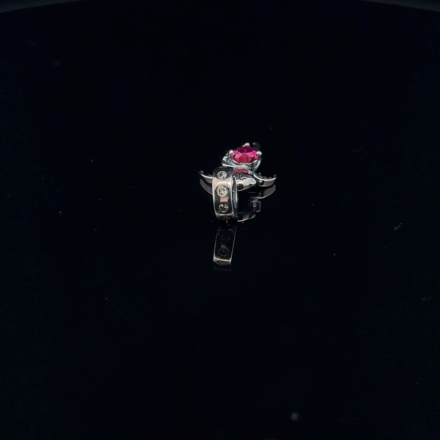 925 Sterling Silver Charm Bead Angel Hanging - Rafant
