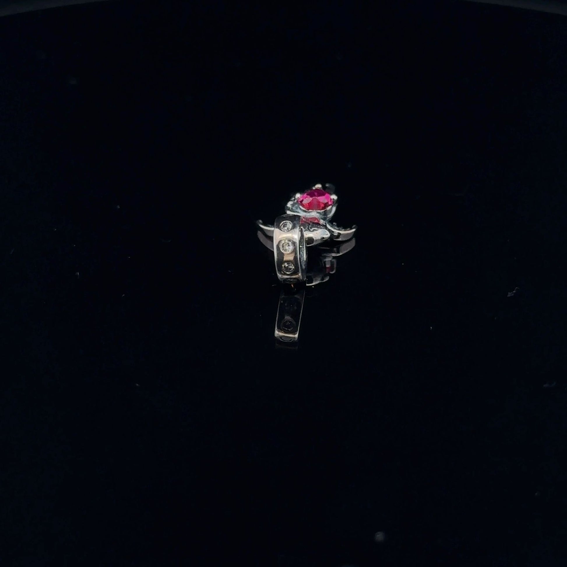 925 Sterling Silver Charm Bead Angel Hanging - Rafant