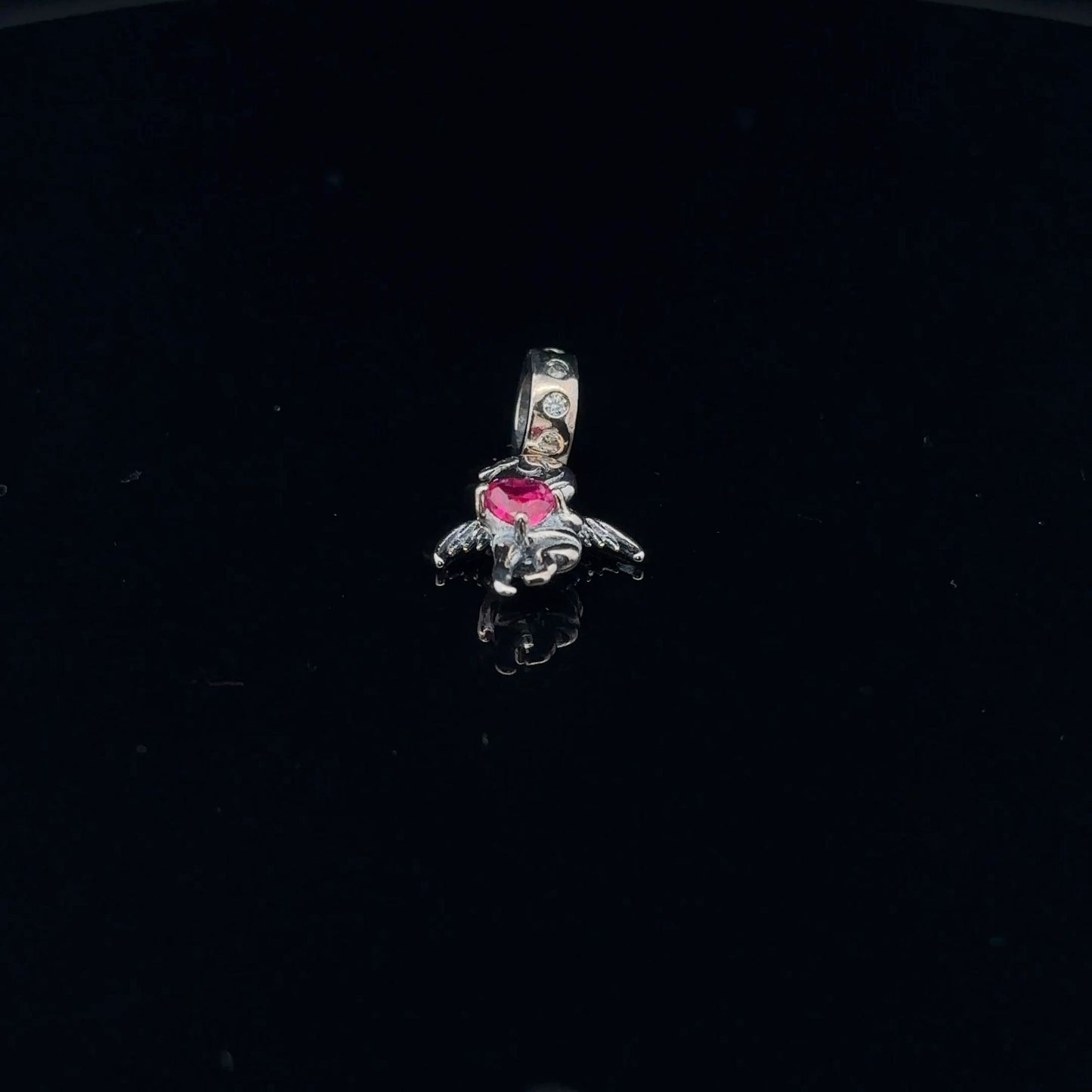925 Sterling Silver Charm Bead Angel Hanging - Rafant