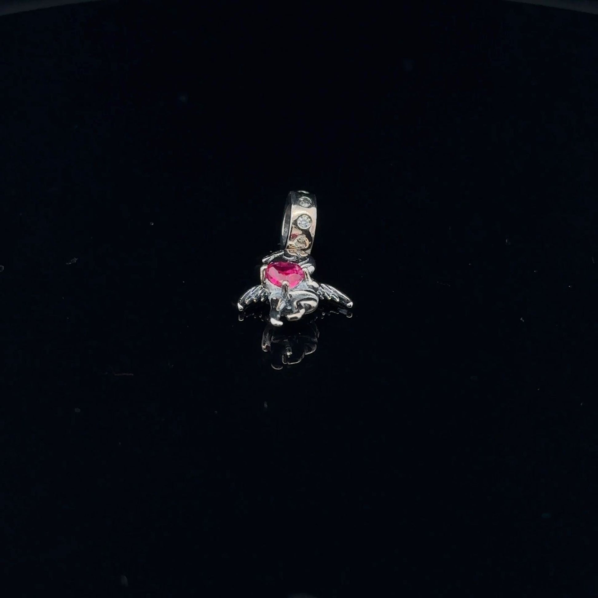 925 Sterling Silver Charm Bead Angel Hanging - Rafant