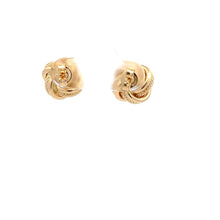 Load image into Gallery viewer, 18K Gold Earrings Knot Stud 2.12 grams - Rafant
