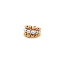 Load image into Gallery viewer, 18K Gold Ring Beaded Ball Size 5.5
