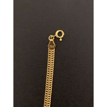 Load image into Gallery viewer, 18K Gold Bracelet Chain Sedusa 7.25 inches 2.11 grams
