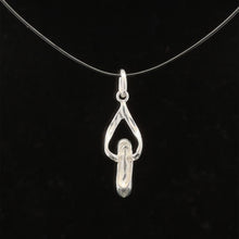 Load image into Gallery viewer, 925 Sterling Silver Pendant Charm Ballerina Slipper
