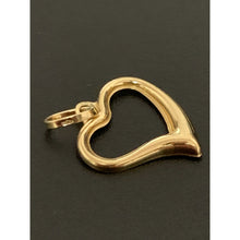 Load image into Gallery viewer, 18K Gold Pendant Open Heart 0.66grams - Rafant
