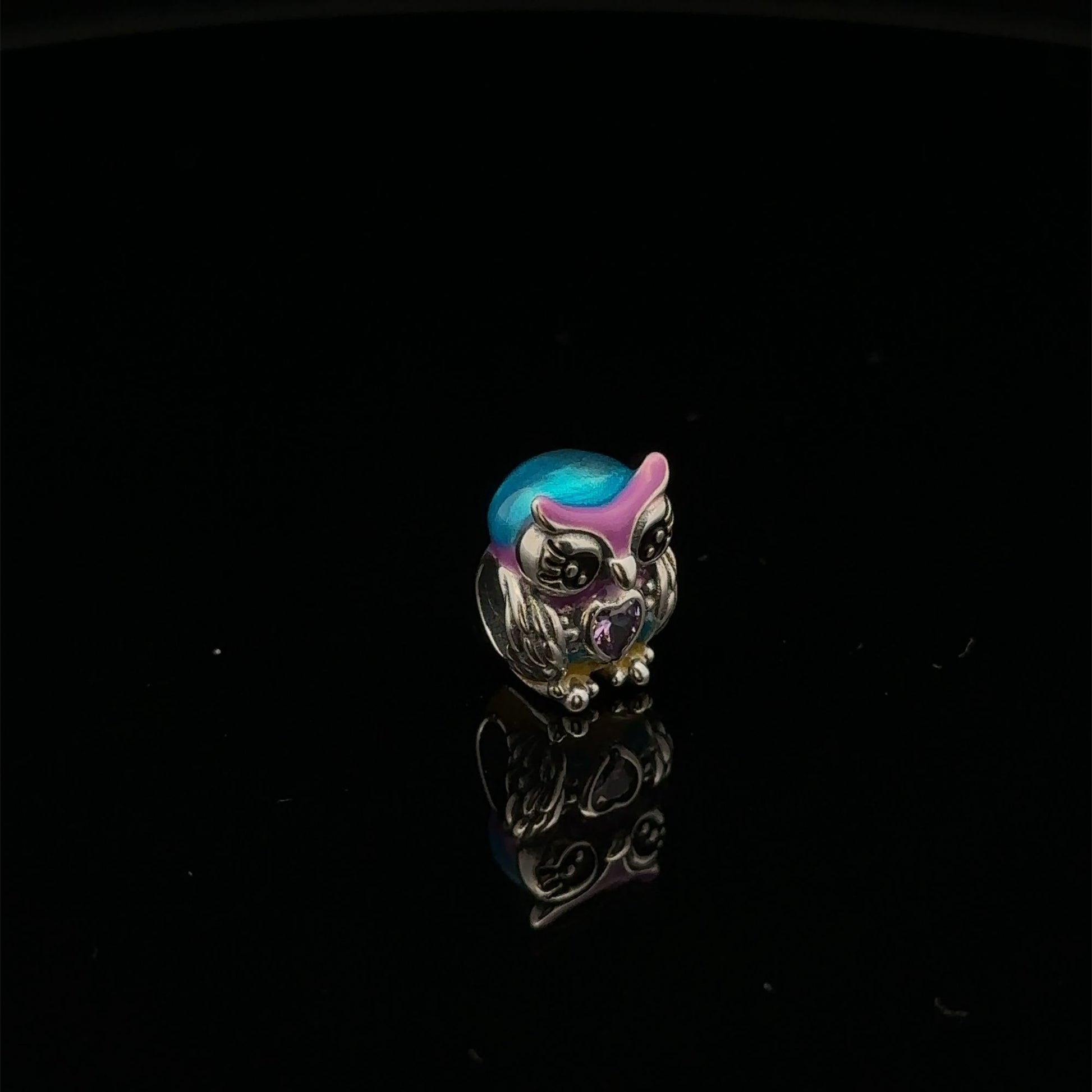 925 Sterling Silver Charm Bead Bird Animal For Charm Bracelet Necklace - Rafant