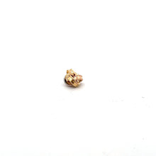 Load image into Gallery viewer, 18K Gold Pendant Charm Knot Small 0.65 grams Tricolor - Rafant
