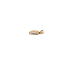 Load image into Gallery viewer, 18K Gold Pendant Two Tone White Yellow Gold 1.02 grams - Rafant
