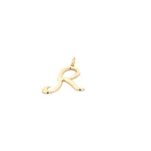 Load image into Gallery viewer, 18K Gold Pendant Letter Initial R - Rafant
