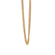 Load image into Gallery viewer, 18K Gold Necklace Chain Curb 17.75 inches 3.27 grams - Rafant
