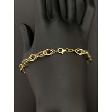Load image into Gallery viewer, 18K Gold Bracelet Chain Link 3.86 grams 8 inches
