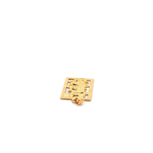 Load image into Gallery viewer, 18K Gold Pendant Dragon Rectangle - Rafant
