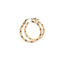 Load image into Gallery viewer, 18K Gold Earrings Hoops 0.94 grams - Rafant
